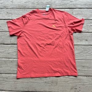 Tommy Bahama NWT Mens short sleeve T-shirt Large light Havana color